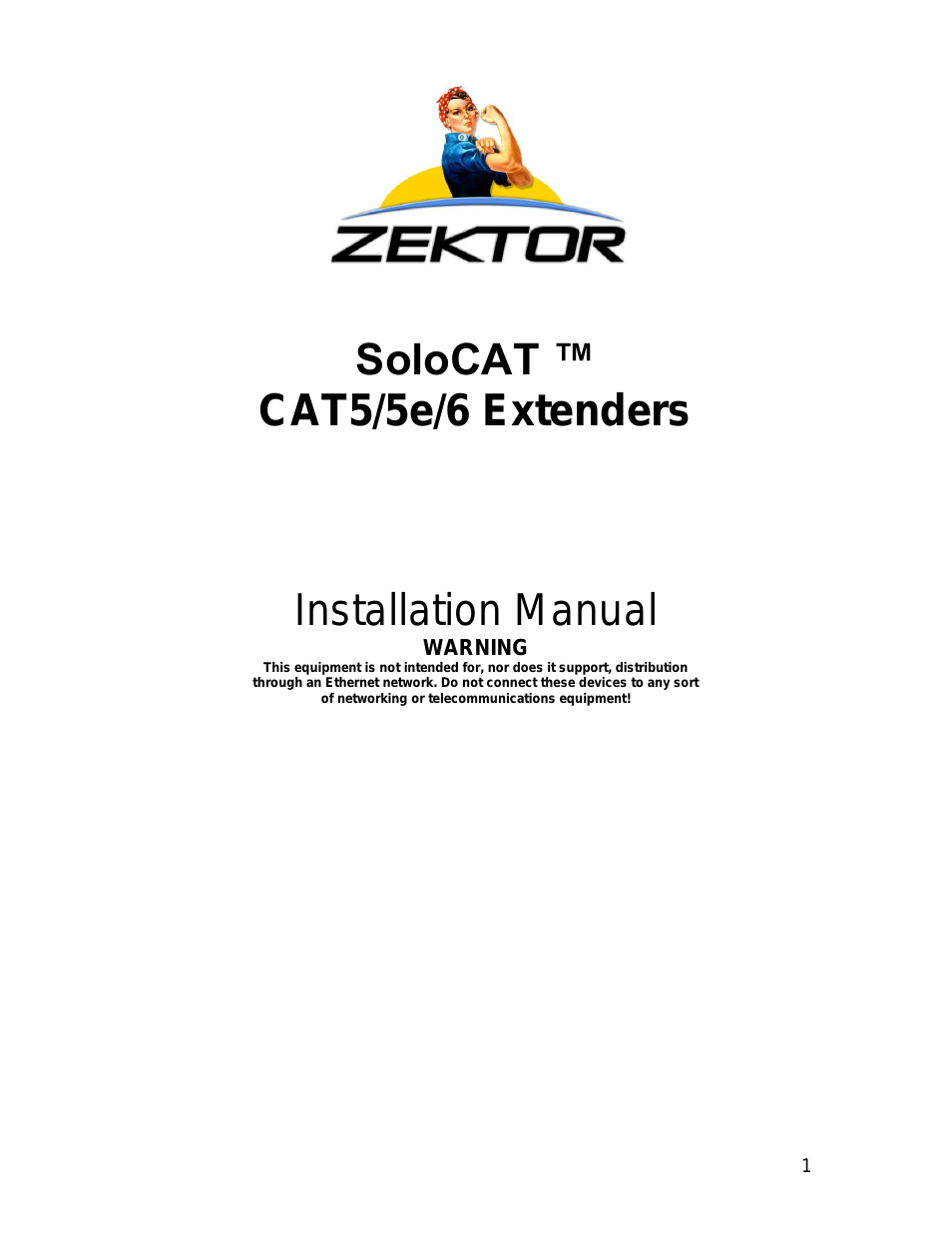 SoloCAT™ CAT5 Extenders