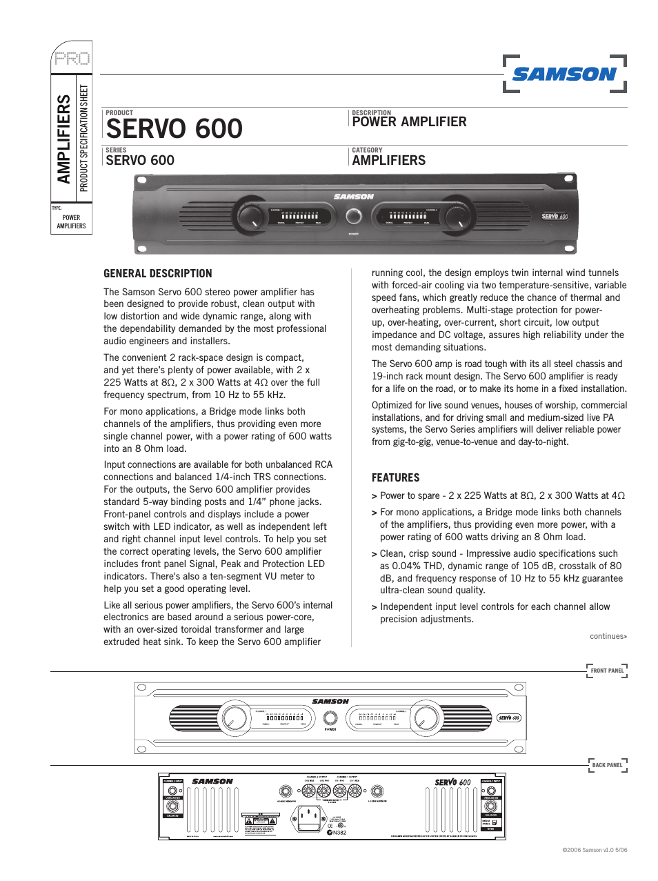 SERVO 600
