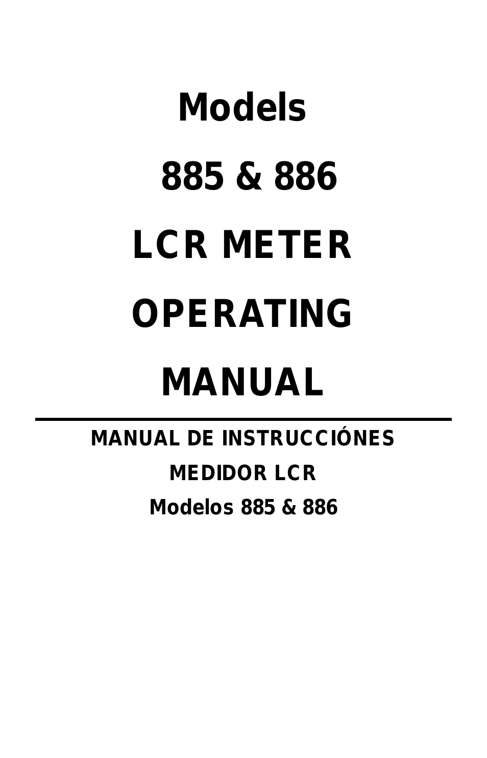 885 - Manual