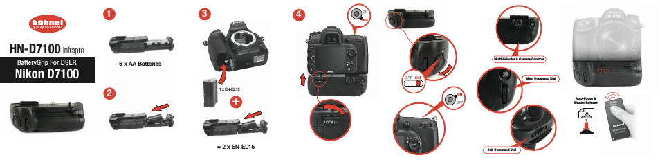 HN-D7100 Battery Grip (for Nikon)
