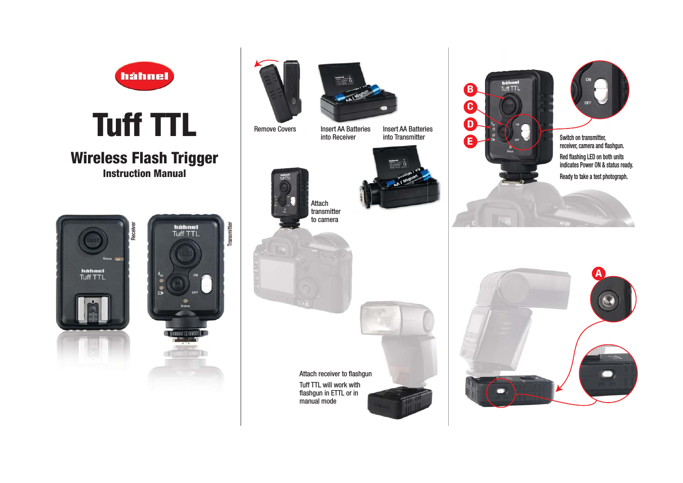 Tuff TTL Wireless Flash Trigger – Canon