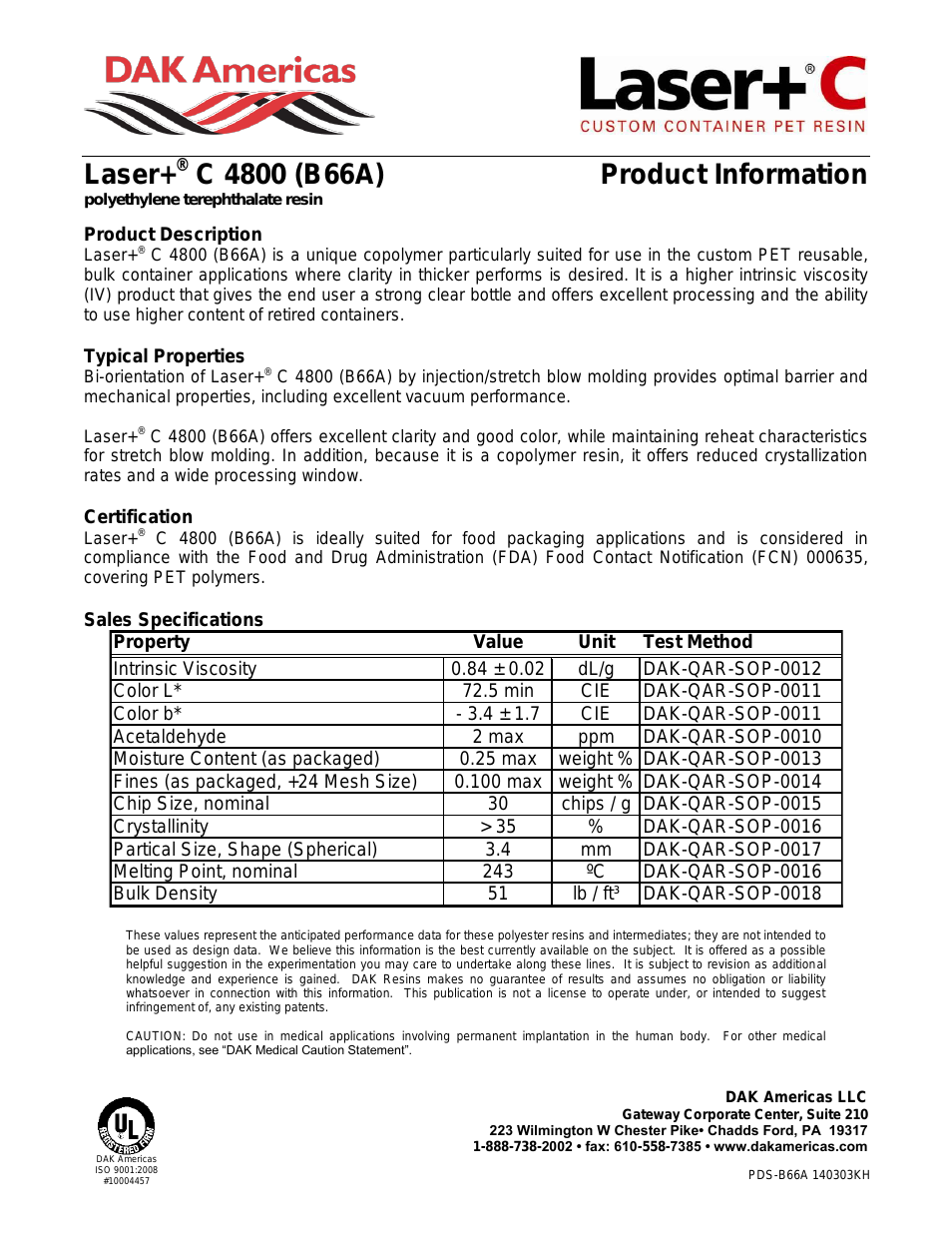 Laser+ C 4800 B66A