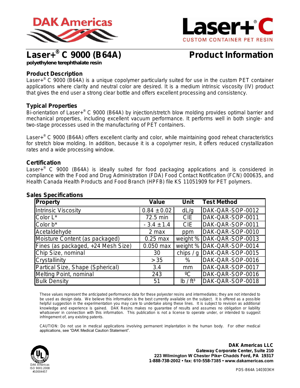 Laser+ C 9000 B64A