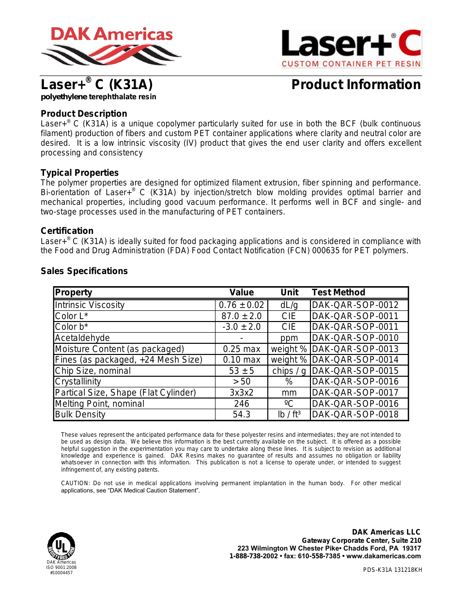 Laser+ C K31A