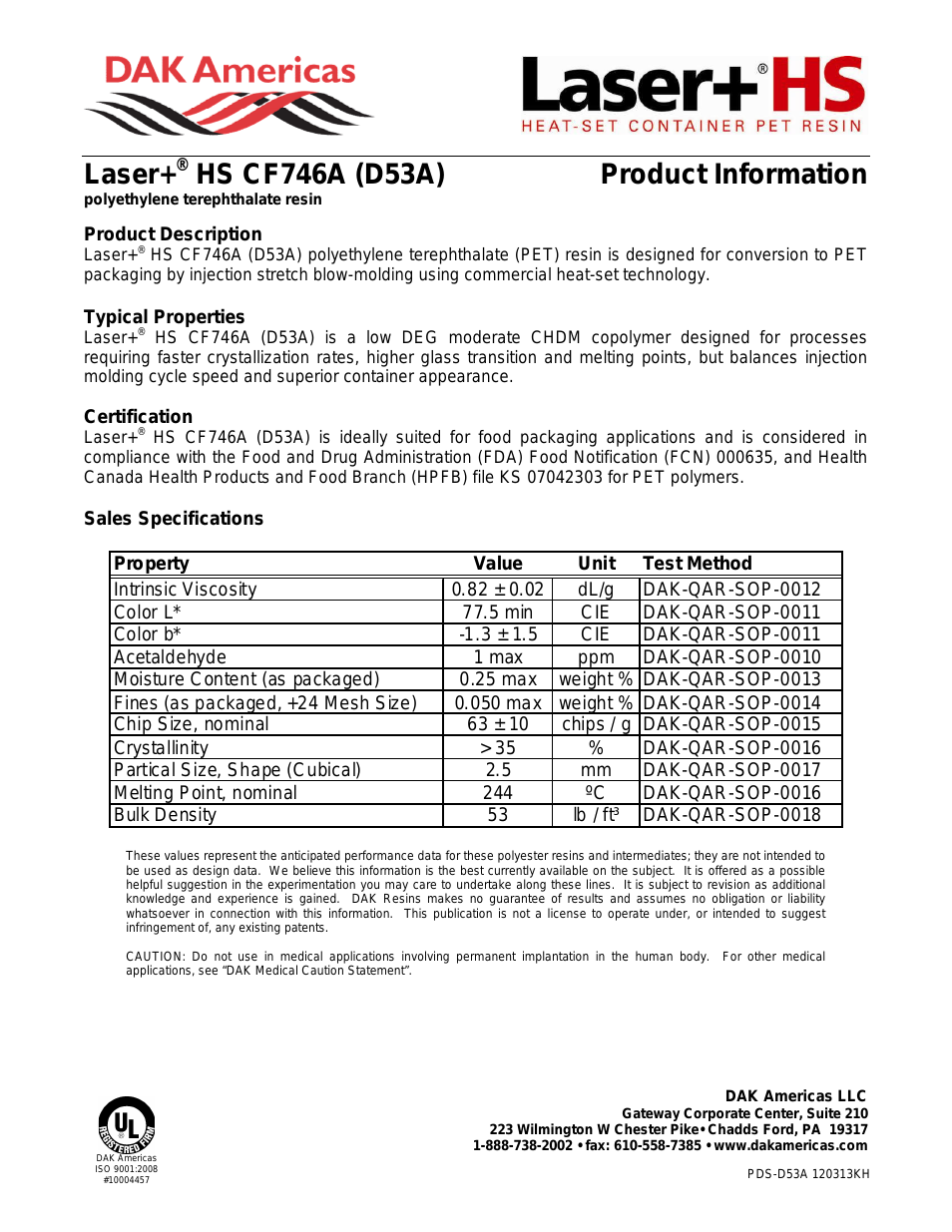 Laser+ HS CF746A D53A