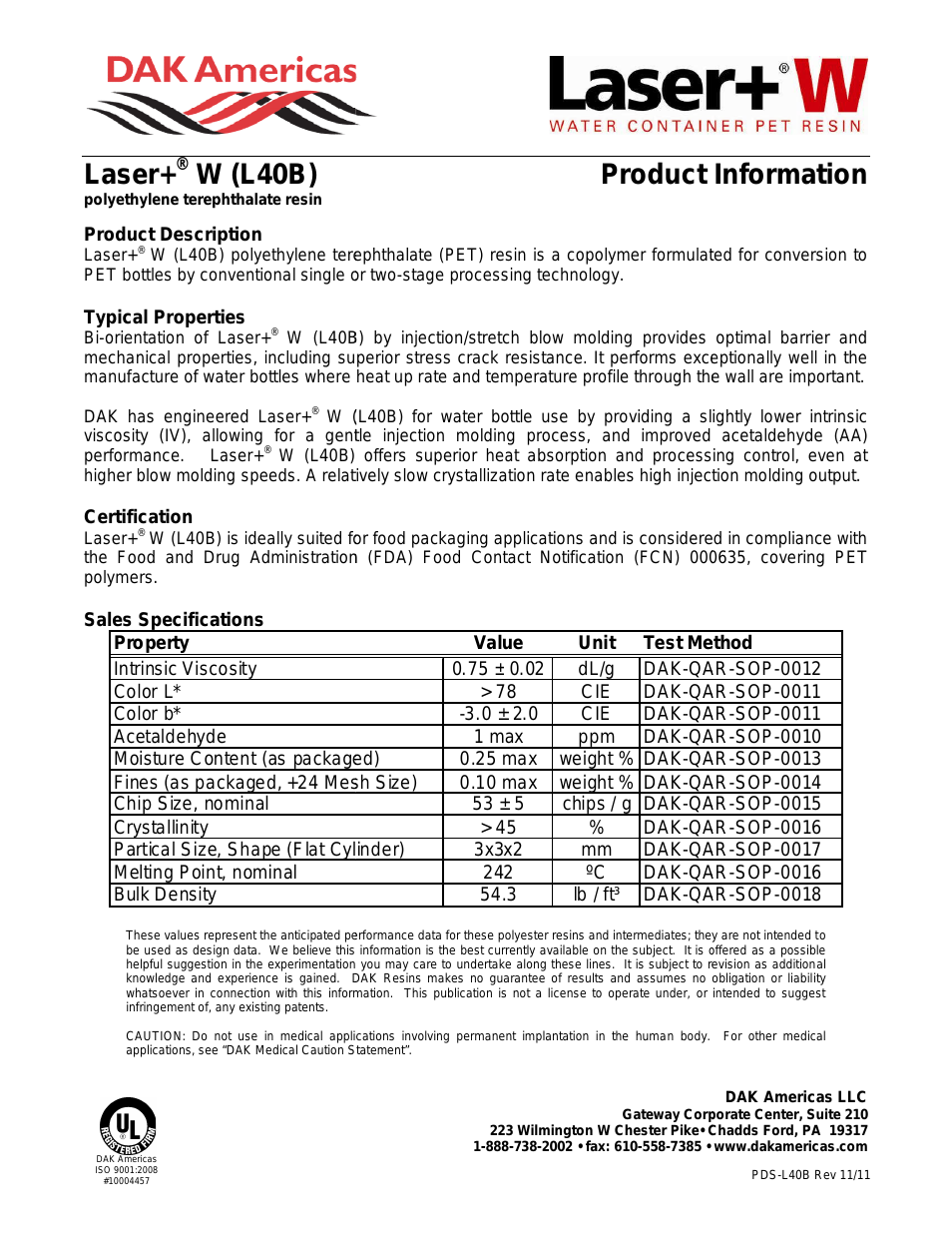 Laser+ W L40B