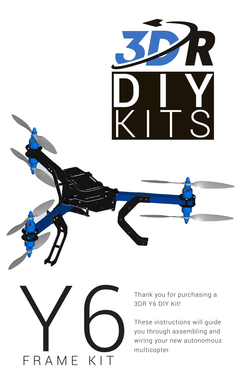 3DR Y6 DIY Frame Kit