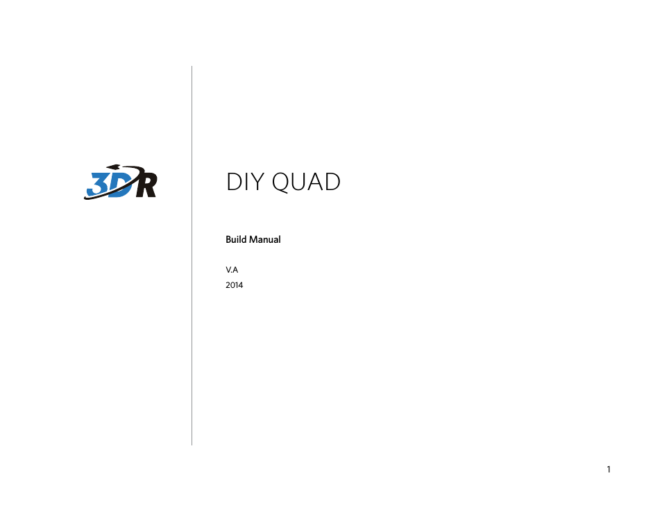 3DR DIY Quad