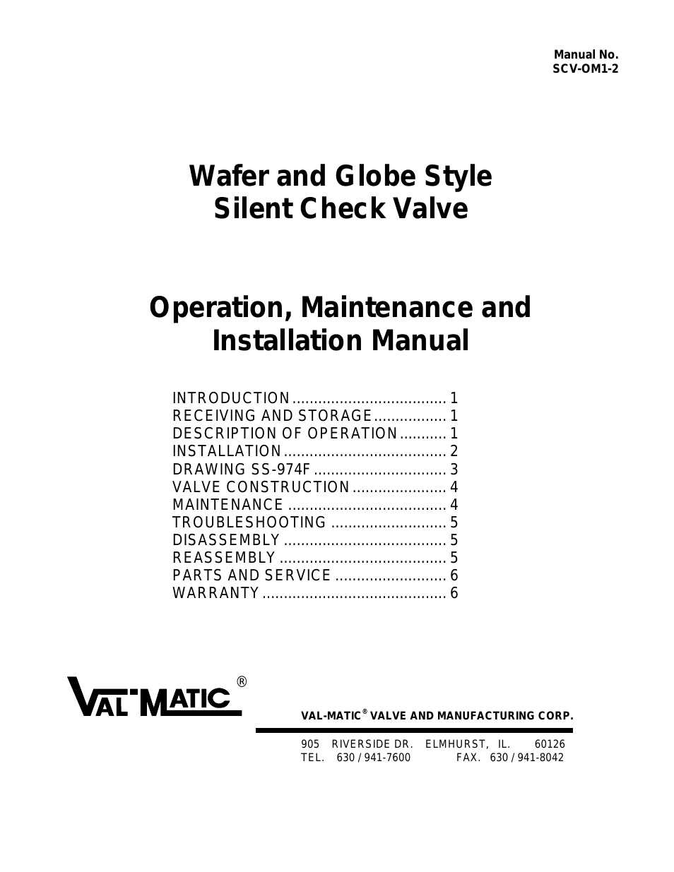Wafer and Globe Style Silent Check Valve