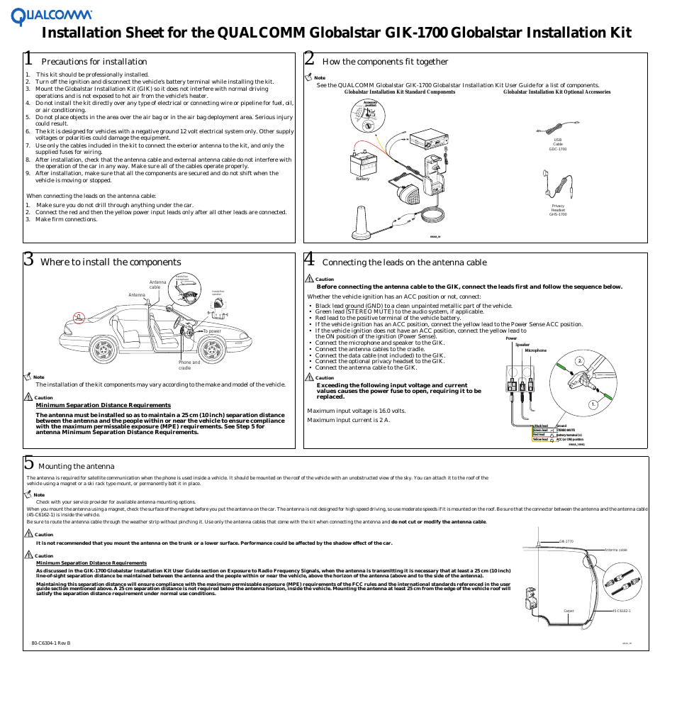 GIK-1700 Installation Guide