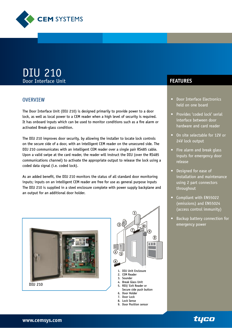 Door Interface Unit DIU 210