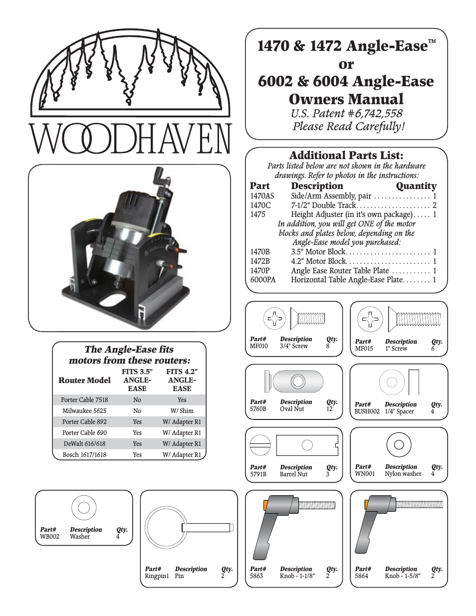 1470: Angle Ease for 3.5 Inch Router