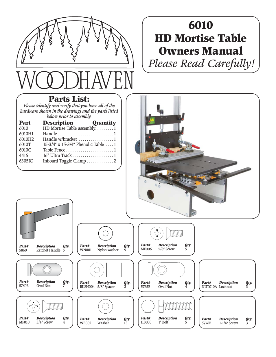 6010: HD Mortise Table