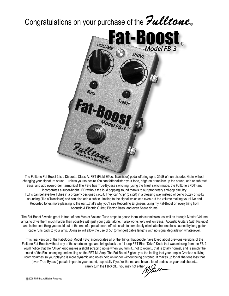Fat-Boost FB-3