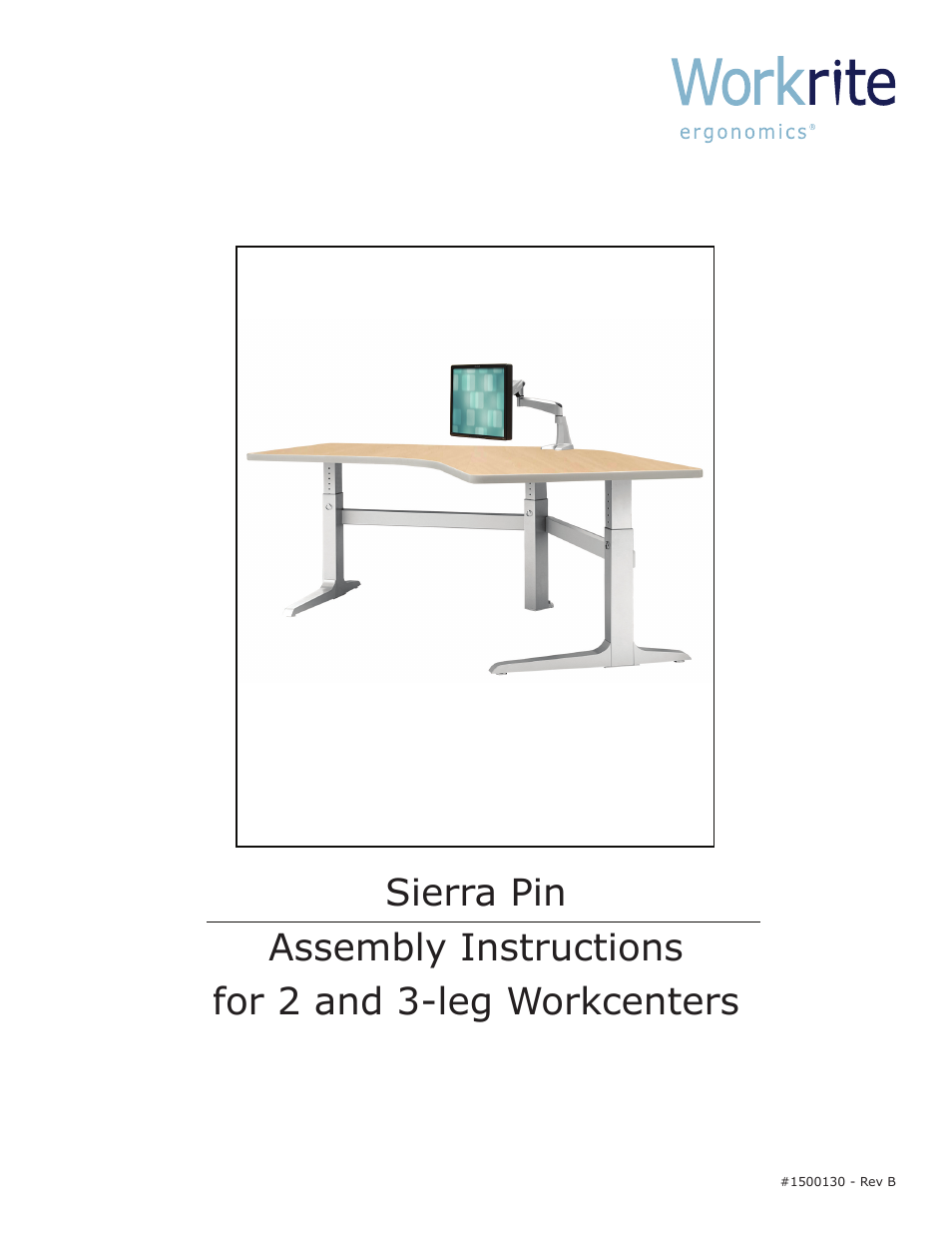 Sierra Pin Crank Assembly Instructions for 3-leg Workcenters