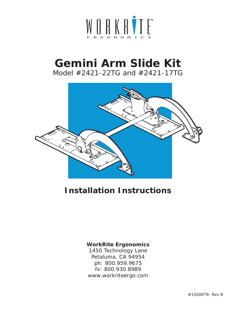 2421-17TG Gemini Arm Slide
