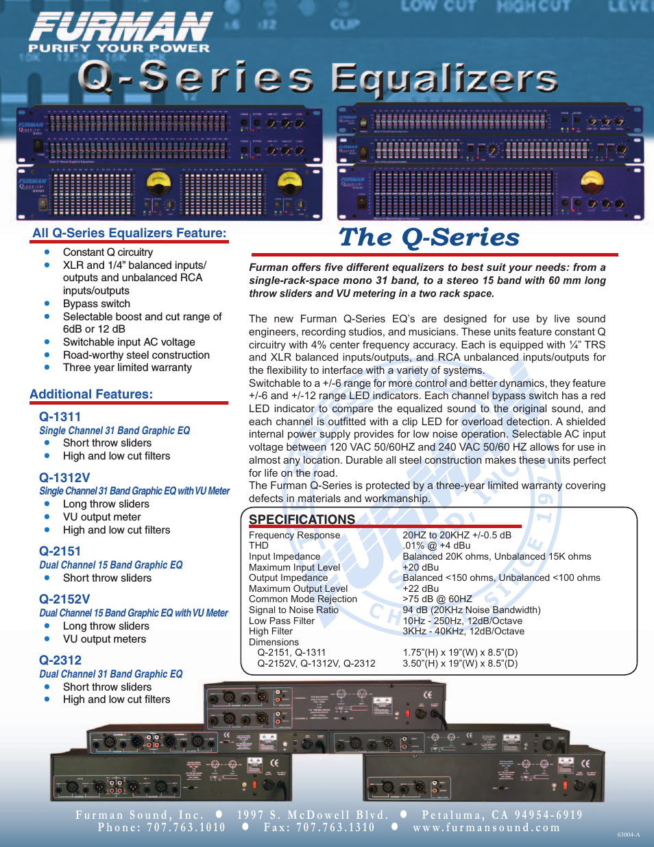 Q-Series Equalizer EQ-3212