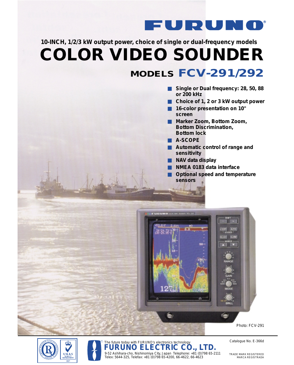 Color Video Sounder FCV-291/292