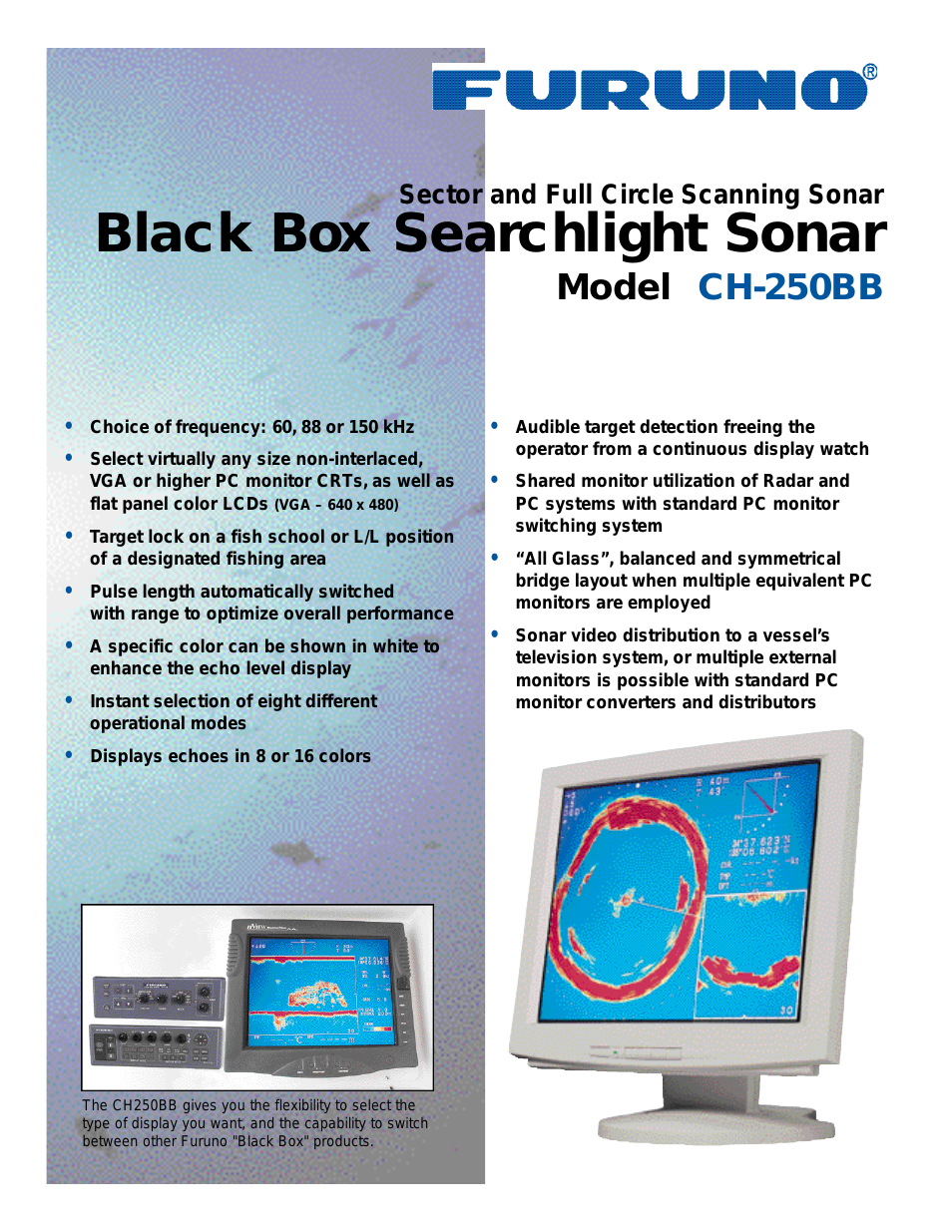 Black Box Searchlight Sonar CH-250BB