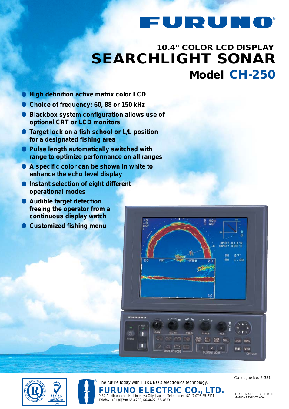 SEARCHLIGHT SONAR CH-250