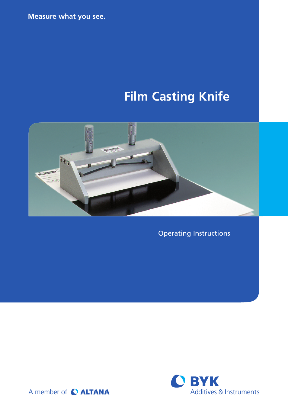 Film Casting Knife