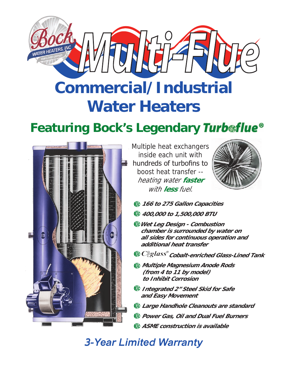 Commercial/Industrial Water Heaters