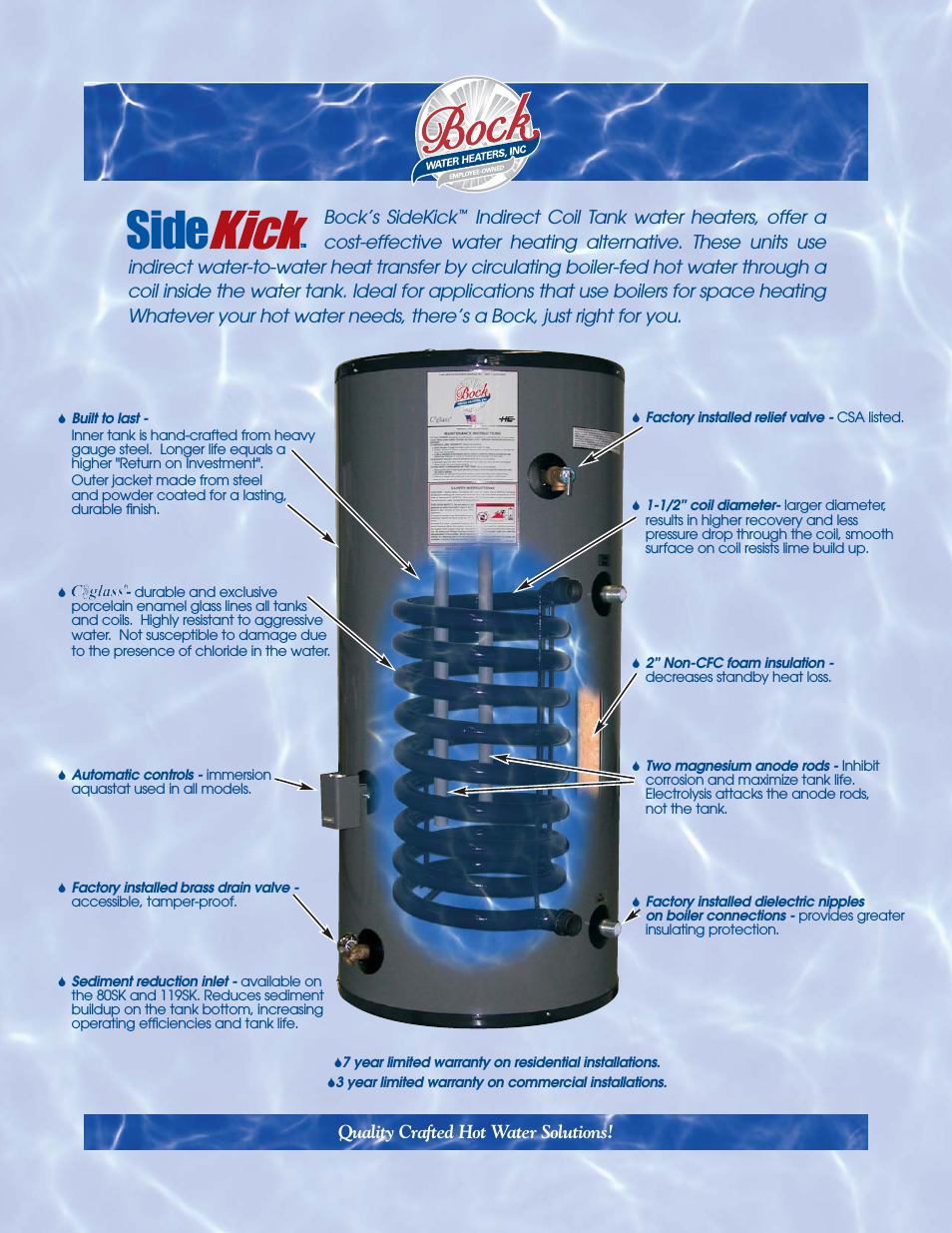 Indirect Coil Tank Water Heater
