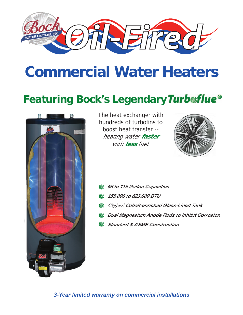 Commercial Oil-Fired Water Heaters