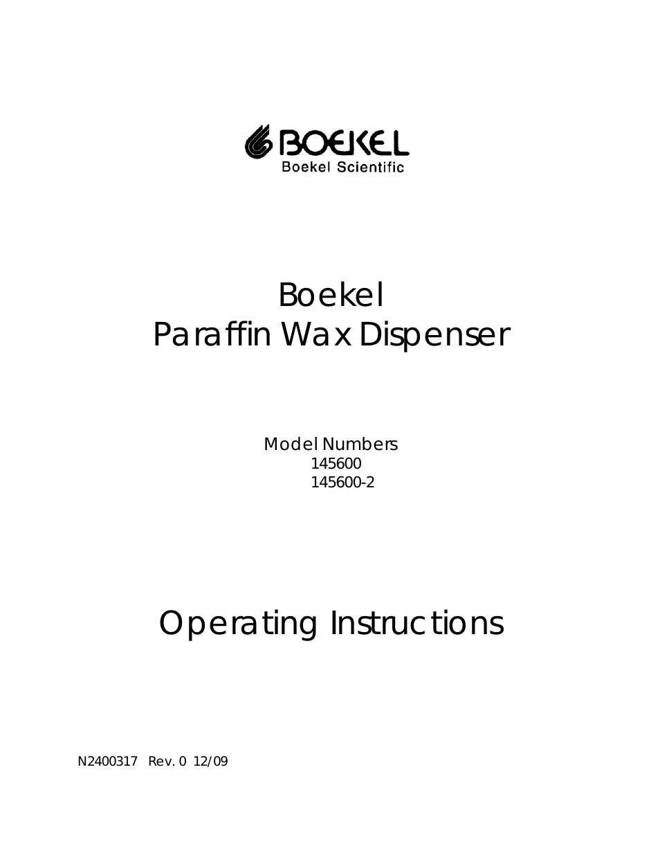145600-2  Paraffin Wax Dispenser