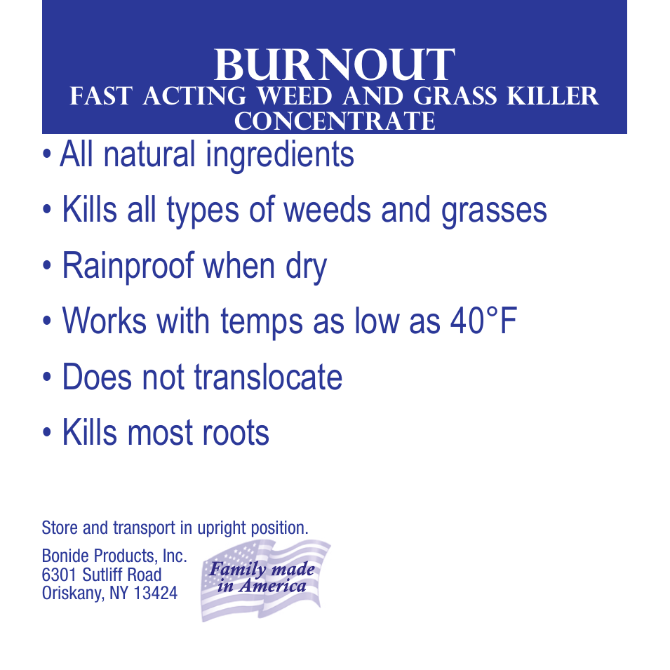 Burn Out Weed & Grass Killer Conc.