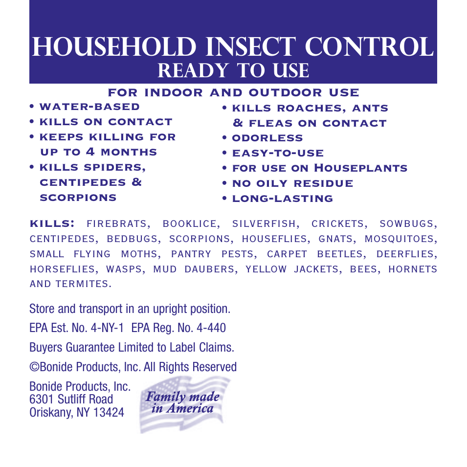 Household Insect Control RTU