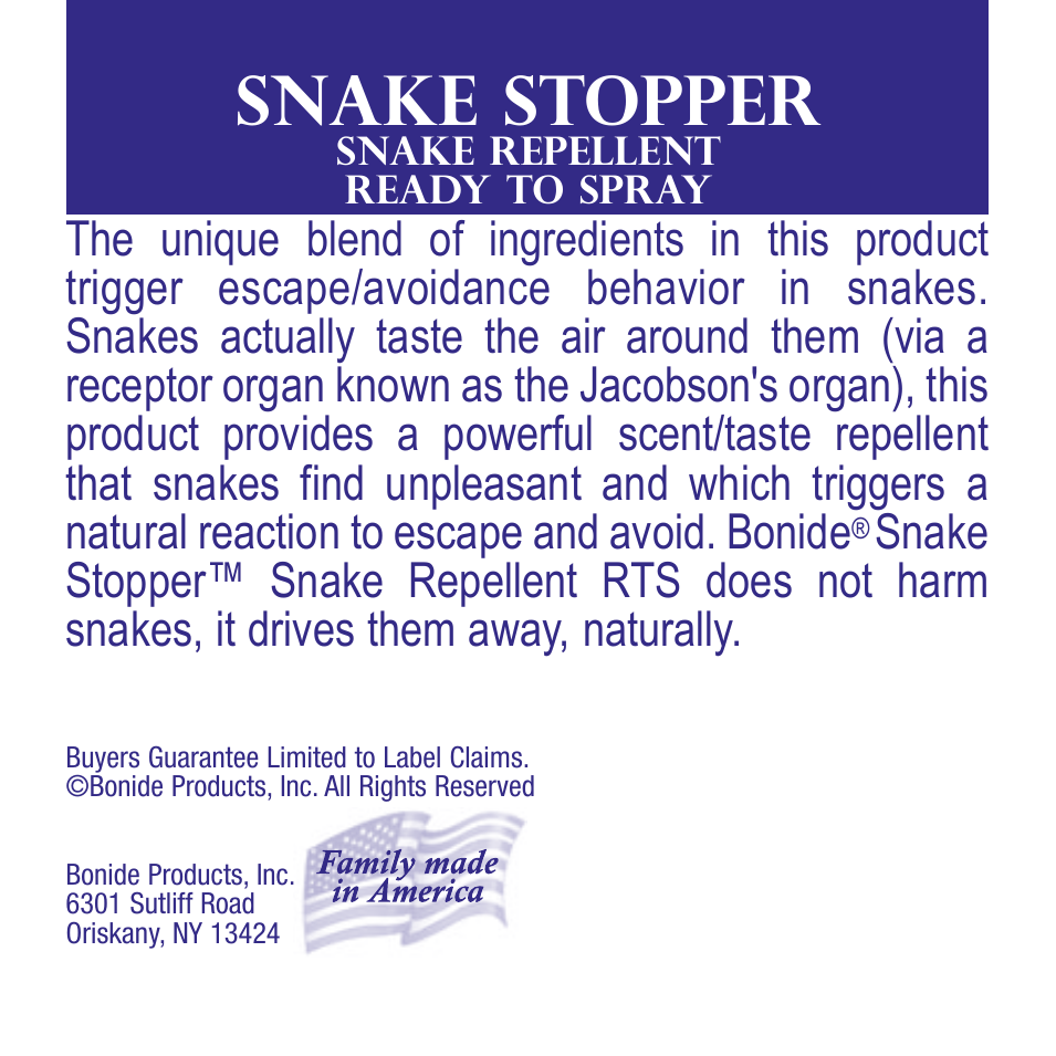 Snake Stopper RTS