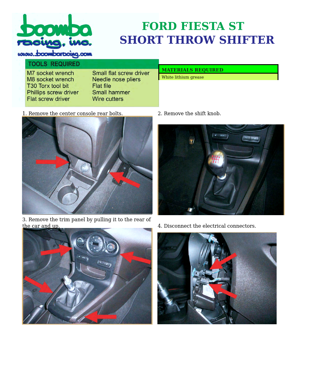 Ford Fiesta ST Short Throw Shifter thanks to westcoaST on Fiesta ST Forum