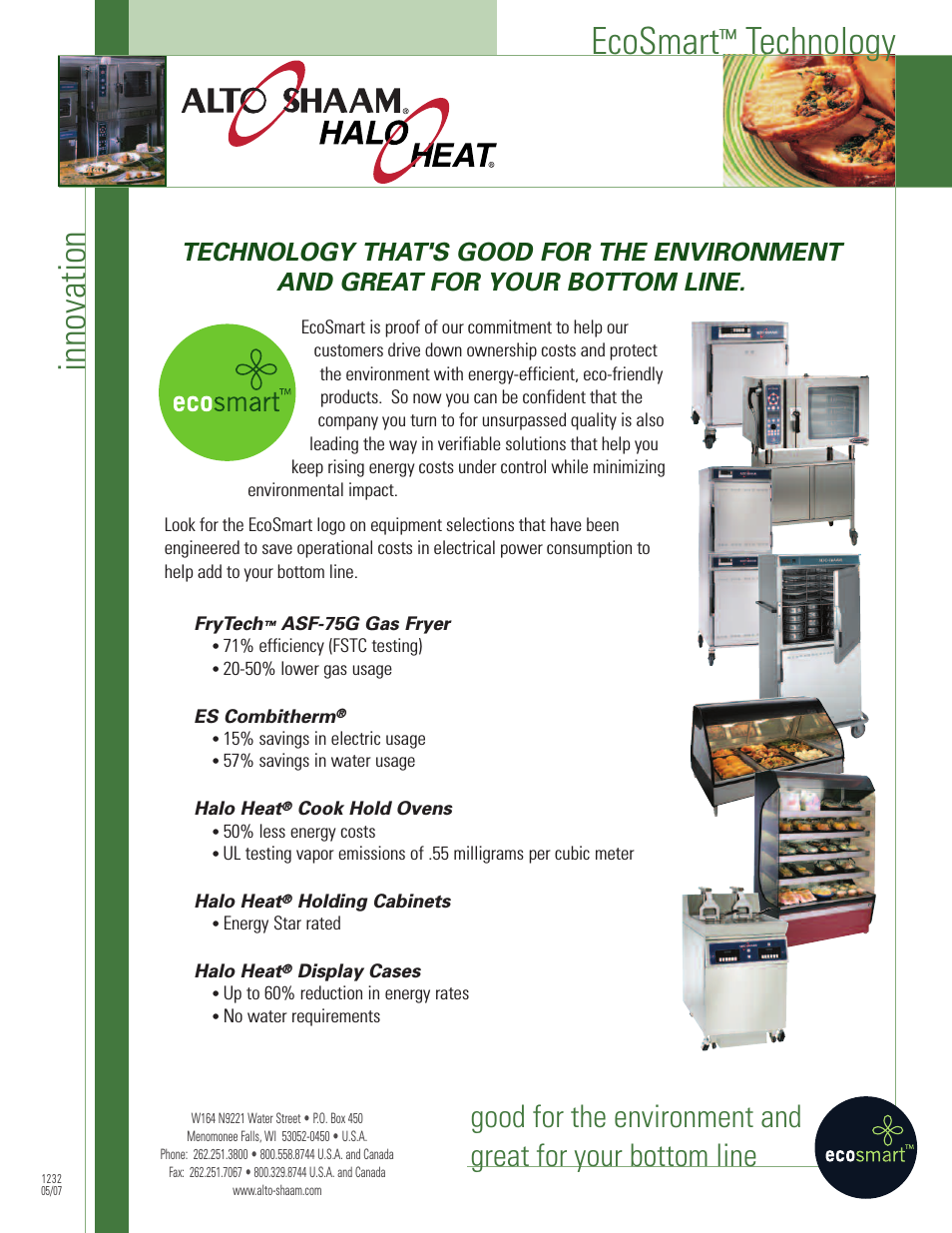 EcoSmart Cook and Hold Ovens