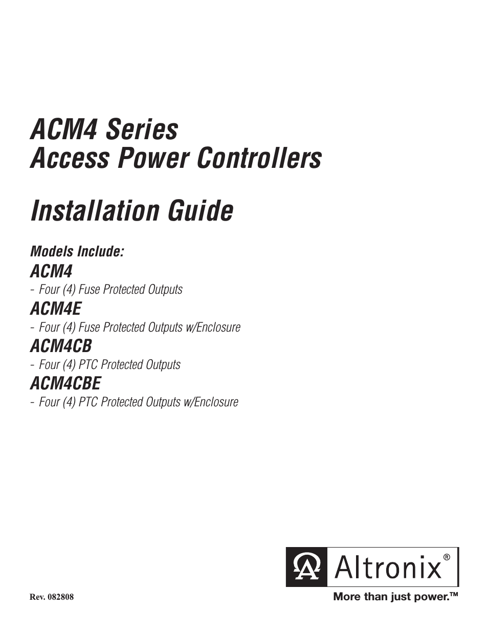 ACM4E Installation Instructions
