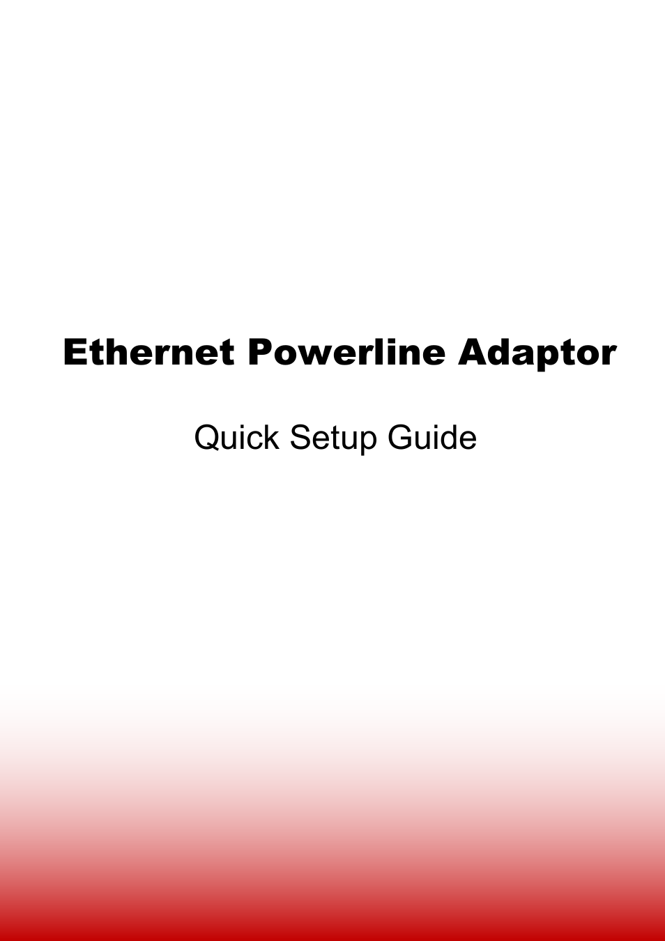 Ethernet Powerline Adaptor 25131