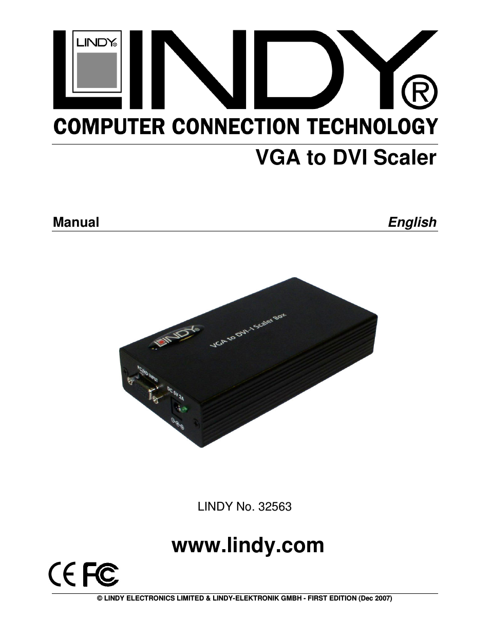 VGA to DVI Scaler 32563