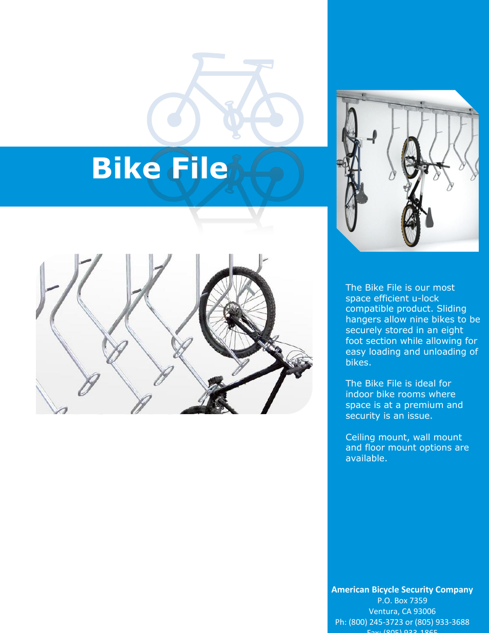 Bike File Rack