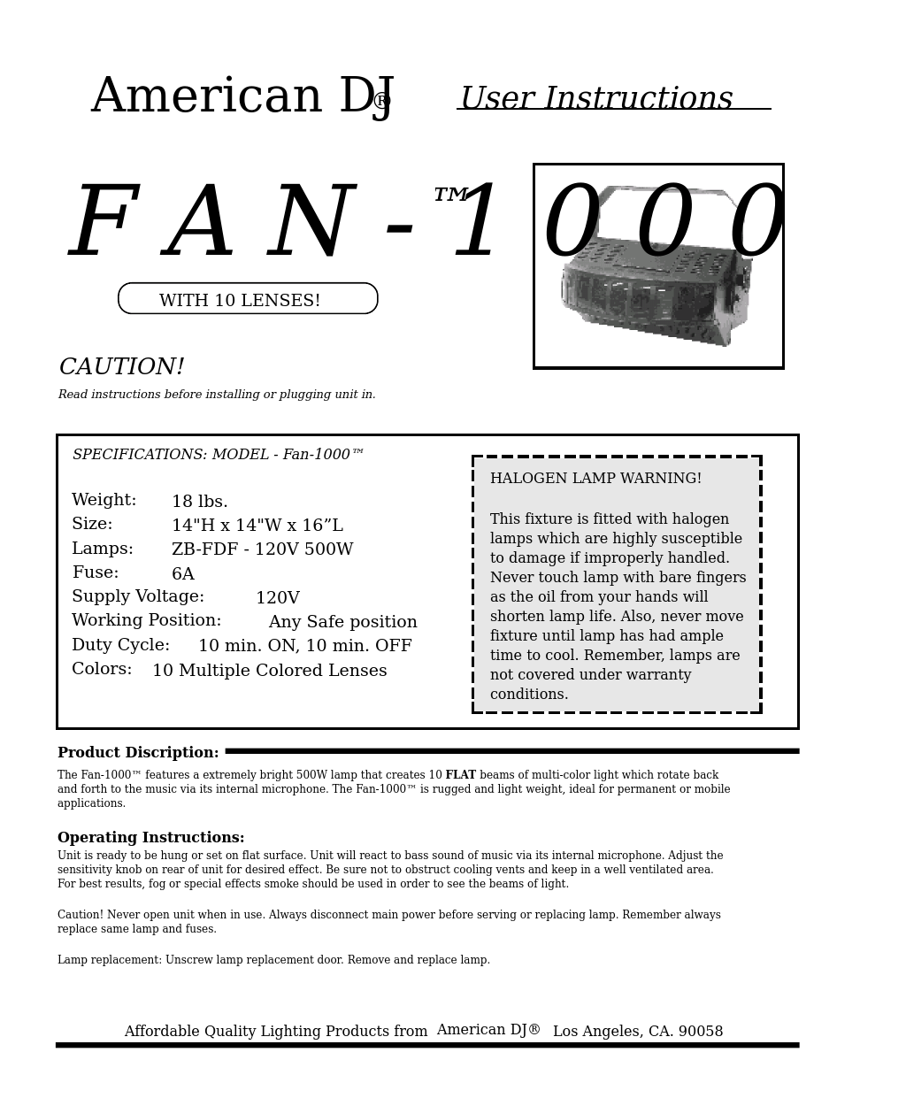 Fan-1000
