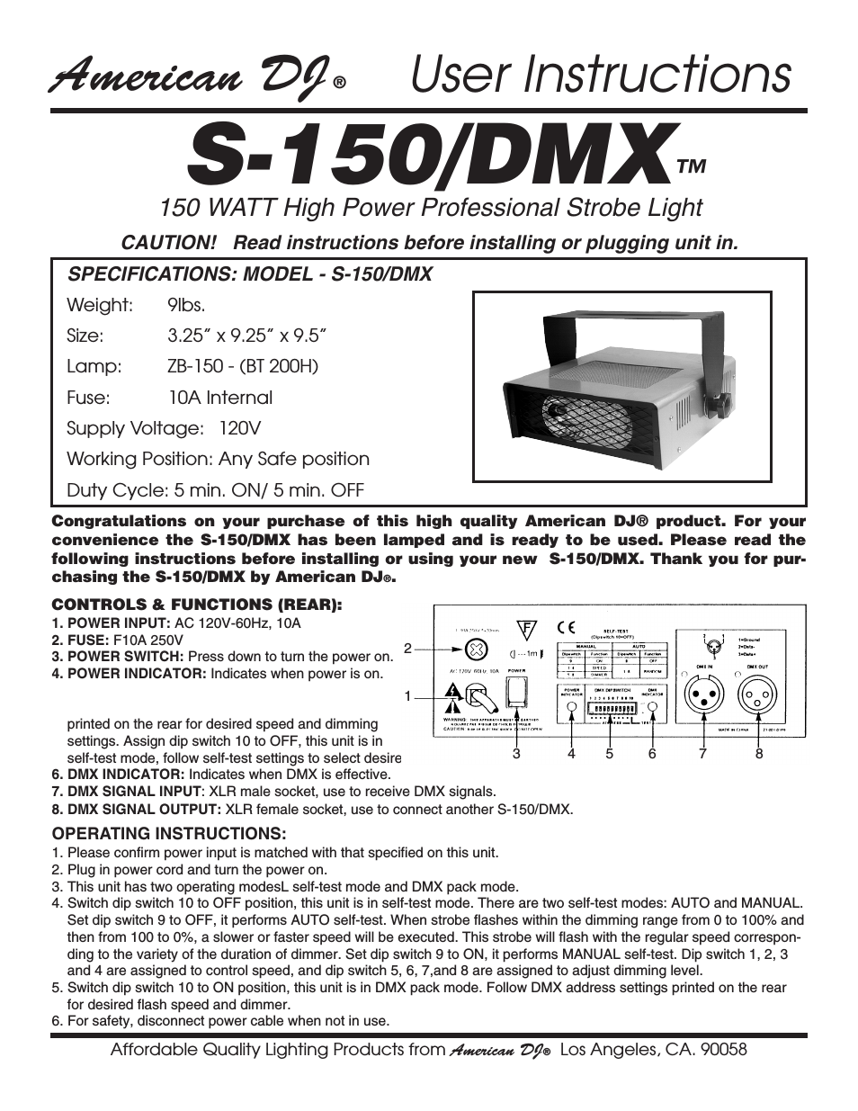 S-150/DMX