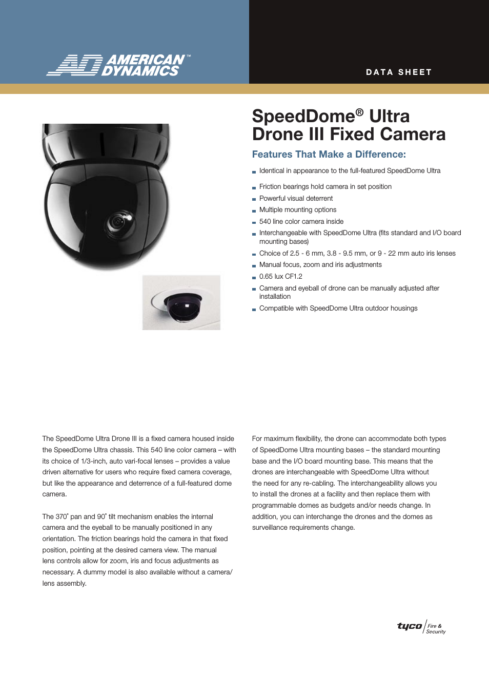 SpeedDome Ultra Drone III