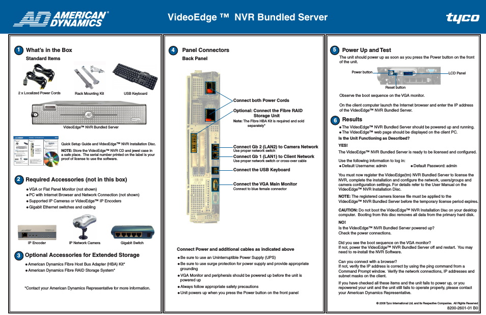 VideoEdge NVR Bundled Server