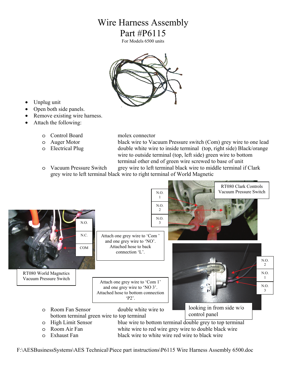 P6115 Wire Harness