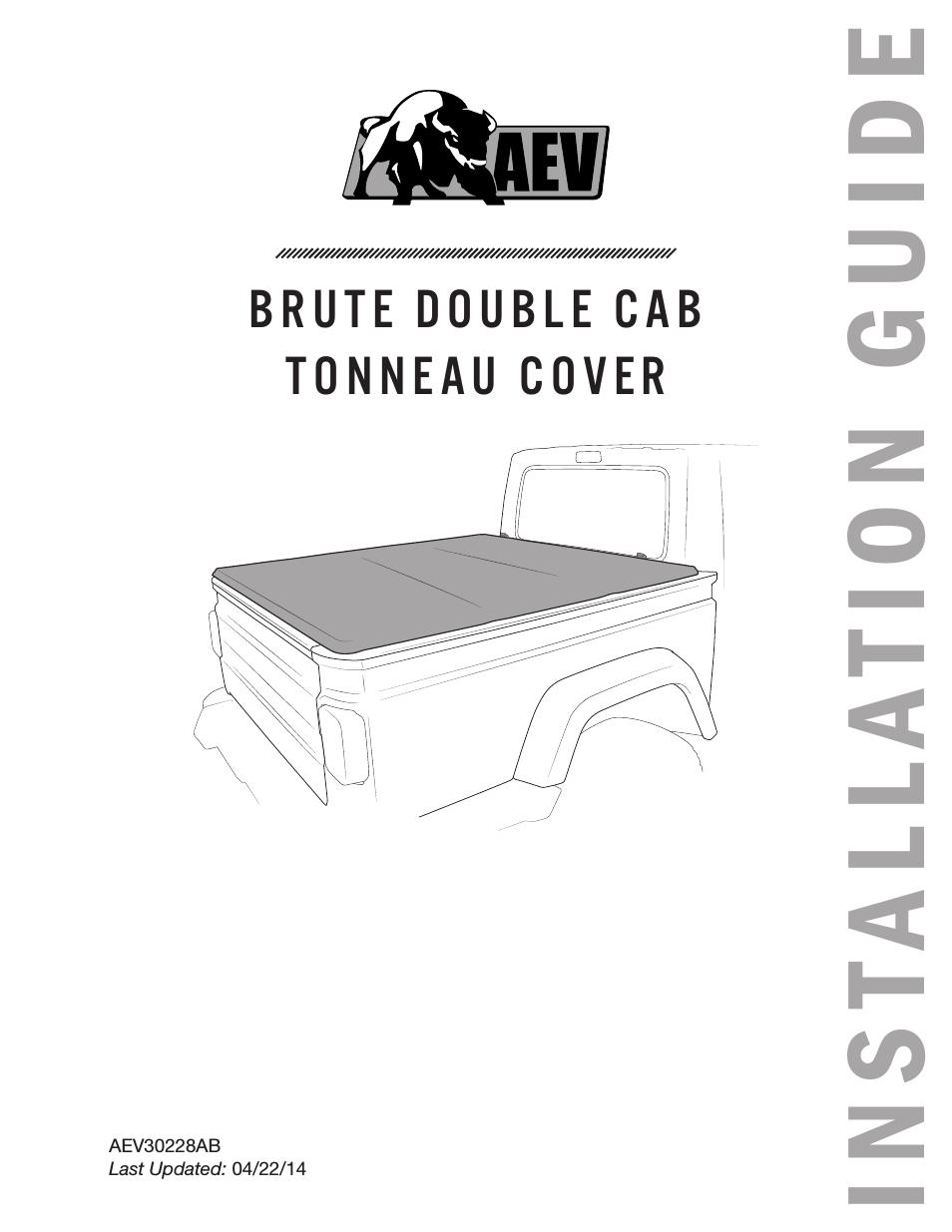 Brute Double Cab Tonneau Cover