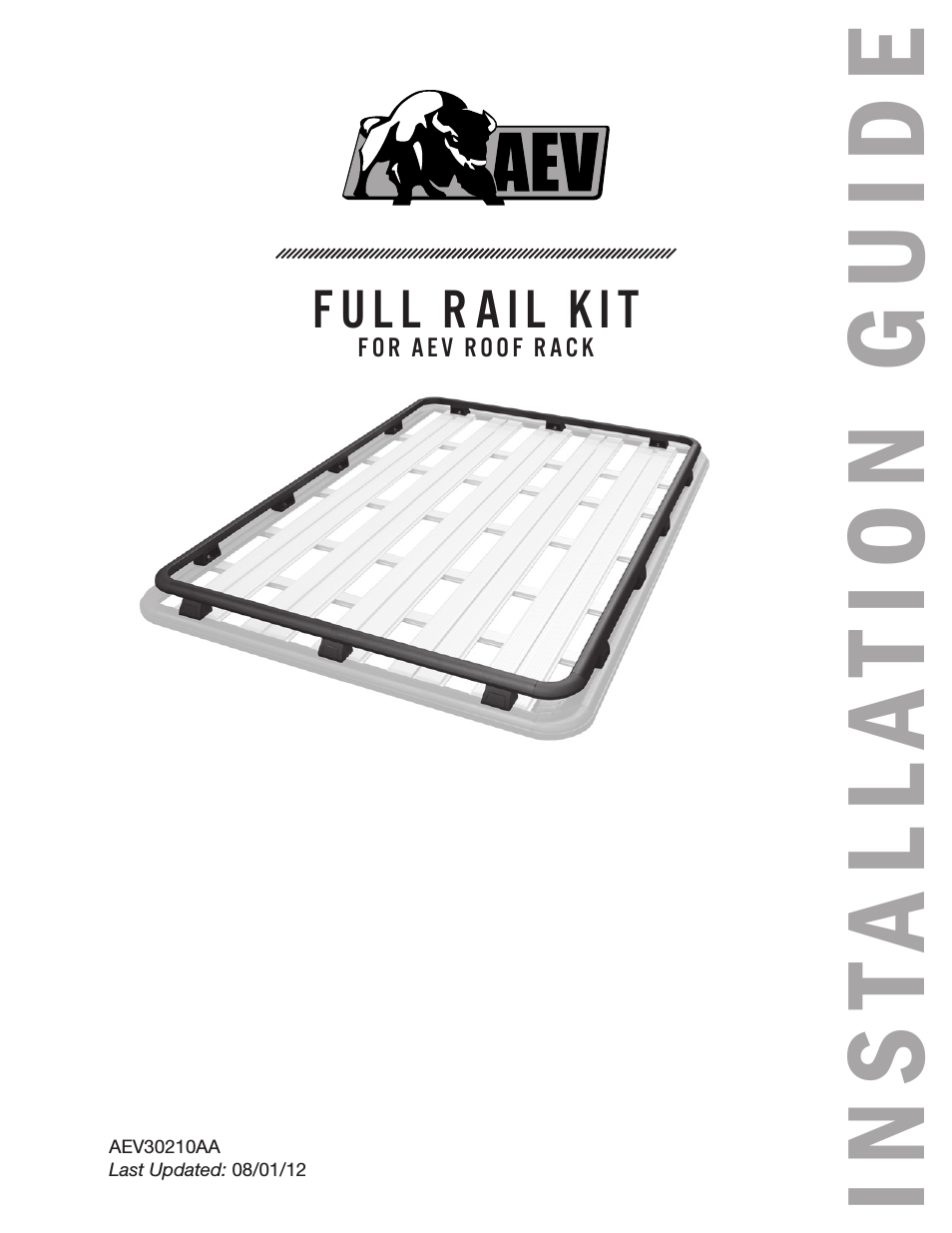 Full Rail Kit for JK Roof Rack