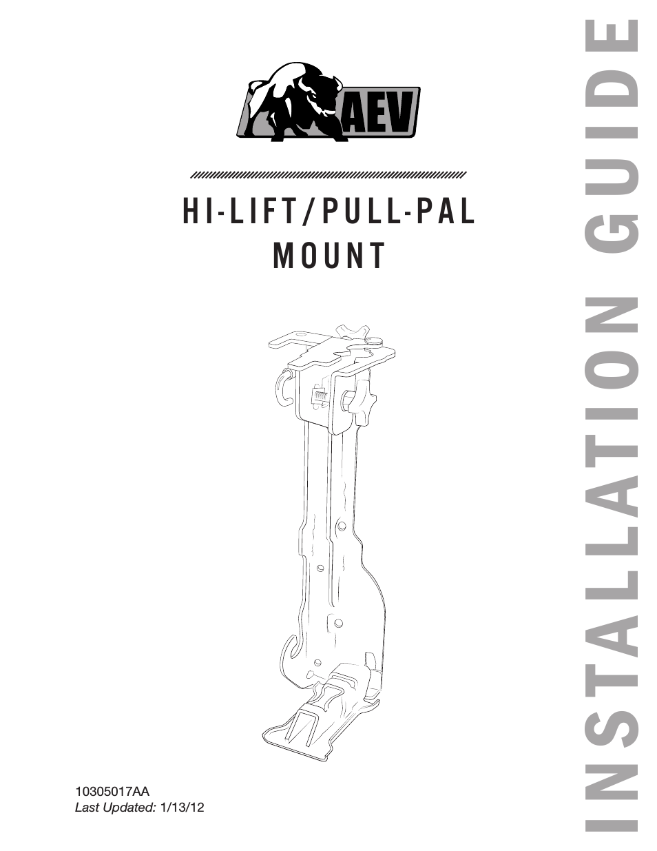 JK Hi-Lift/Pull-Pal Mount