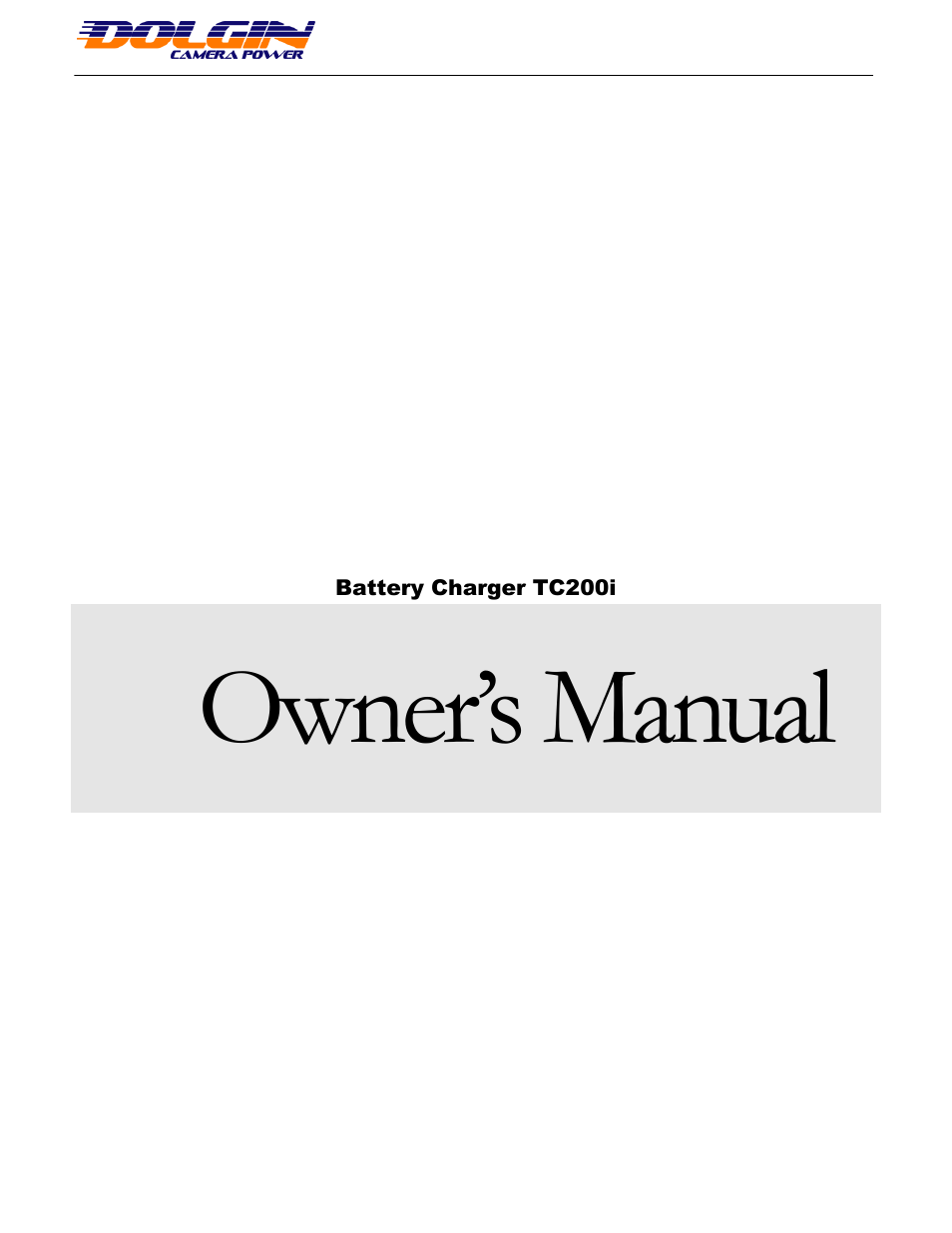 TC200i User Manual
