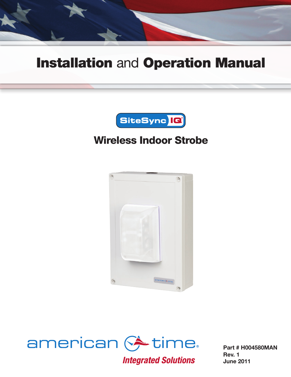 Wireless Indoor Strobe/Siren