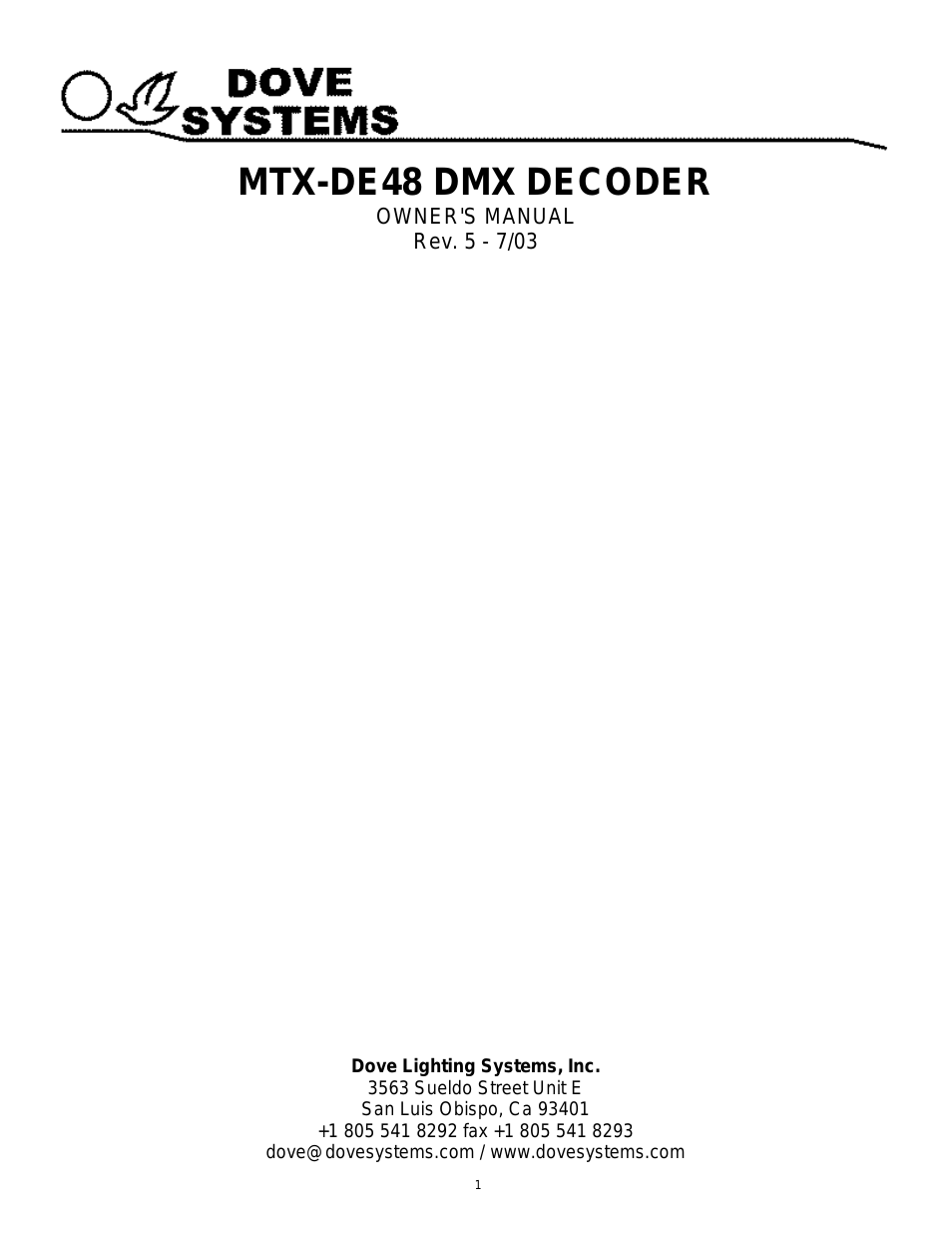 MTX-DE 48