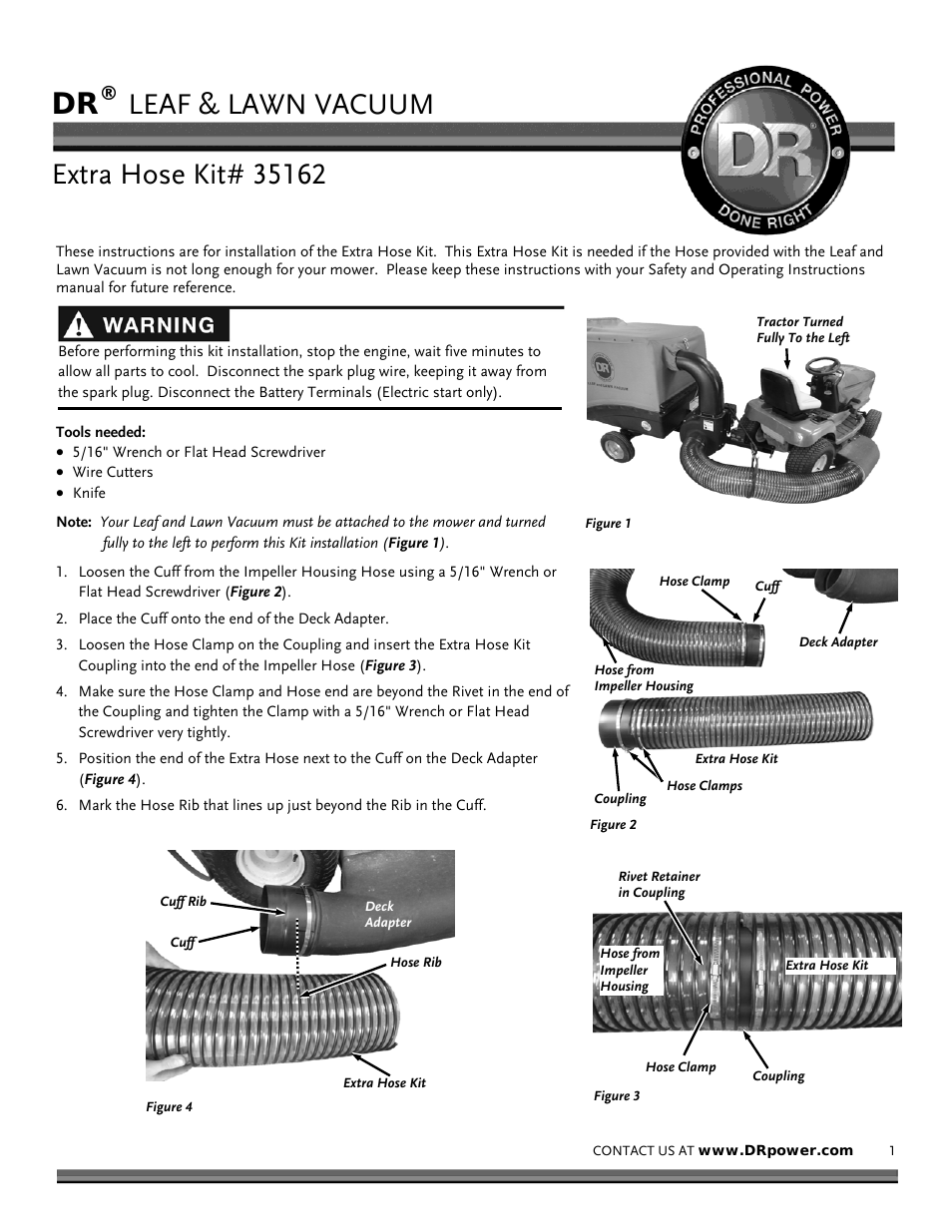 Tow-Behind Extra Hose Kit (September 2014 - Present)
